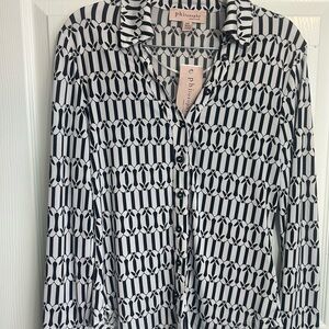 Philosophy Black and White Patterned Women's size Small